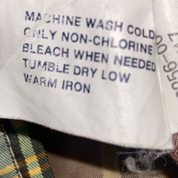 Gap plaid long trench water resistant raincoat - Picture 5 of 12